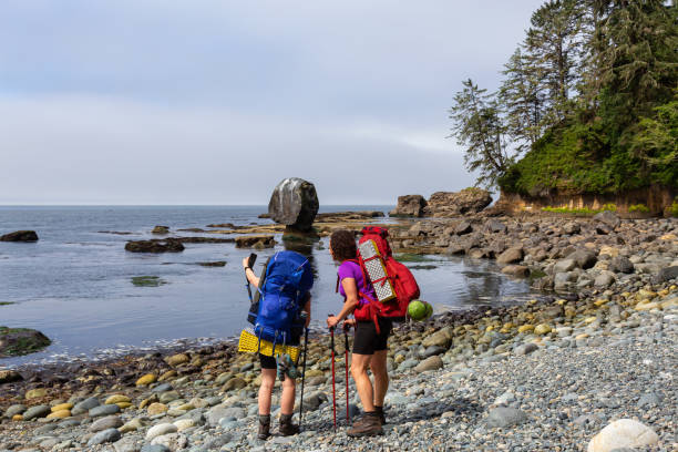 istock Hiking Juan de Fuca Trail 1172345413