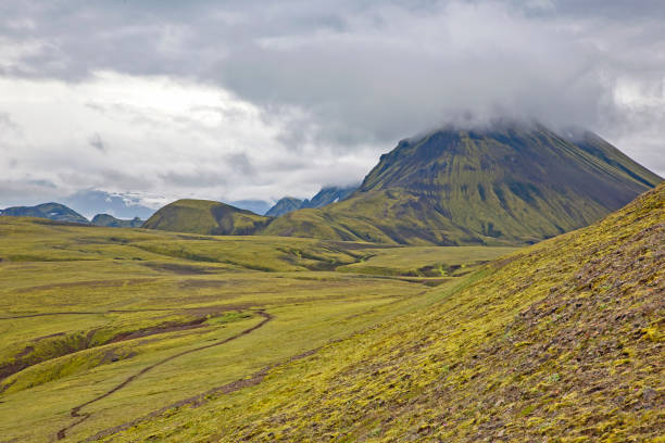 istock Mountain misty landscape in Iceland 1172347775