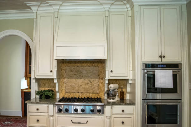 istock kitchen with hardwood floors and custom cabinets 1172355447