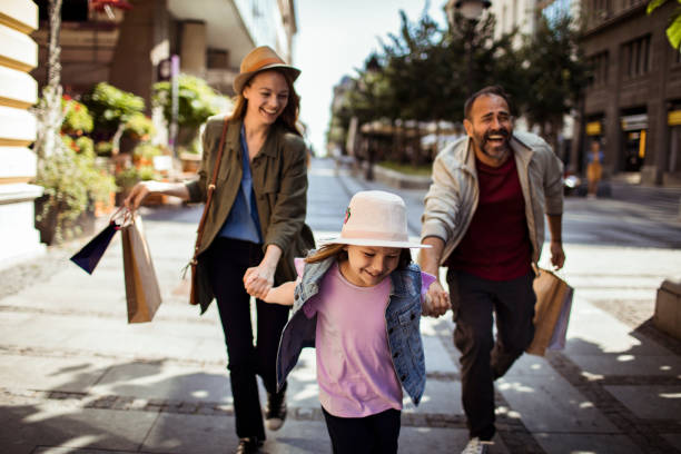 istock Family out shopping 1172384951