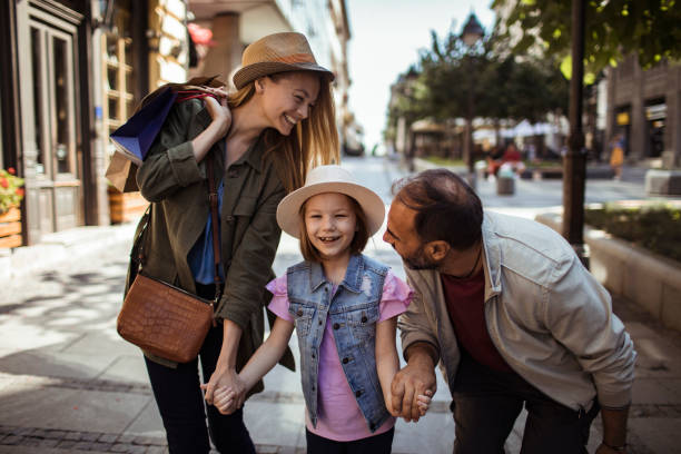 istock Family out shopping 1172385482