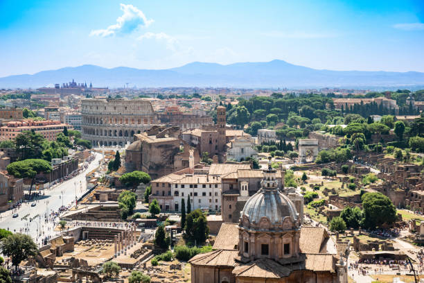 istock Roman Forum And Colosseum 1172395270