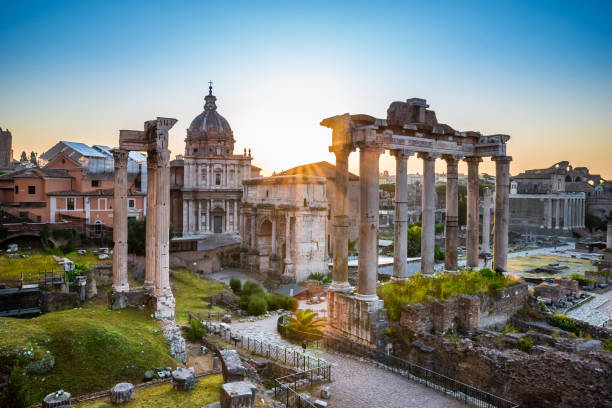 istock Roman Forum At Sunrise 1172395431
