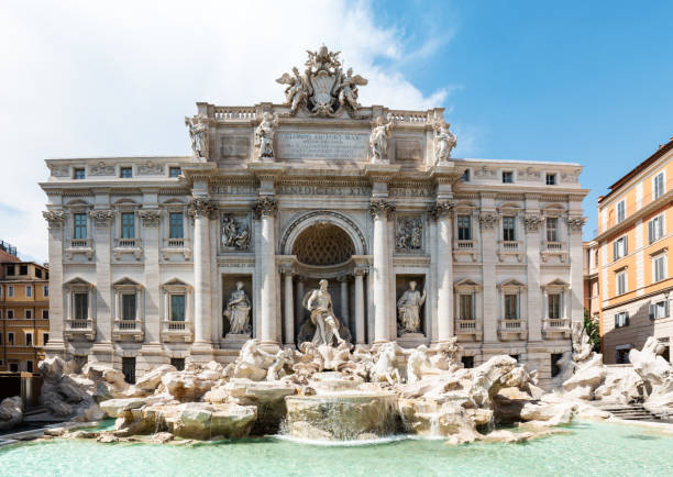 istock Famous Trevi Fountain In Rome 1172395514