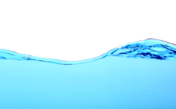istock The surface of the water On a white background. 1172396289