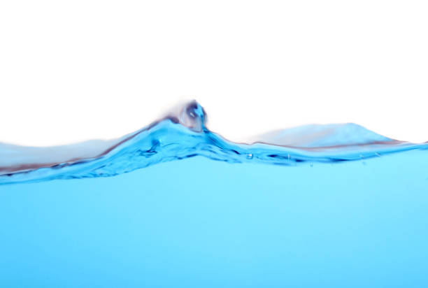 istock The surface of the water On a white background. 1172396293