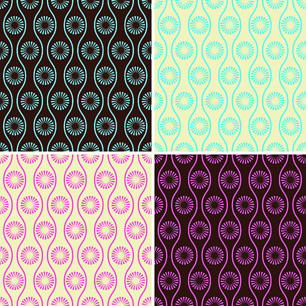 Asterisk Pattern Dos (Seamless) vector art illustration