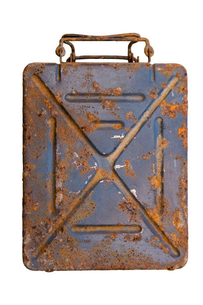 istock An old rusty iron box from world war II. Box for shells of the Wehrmacht. 1172402941