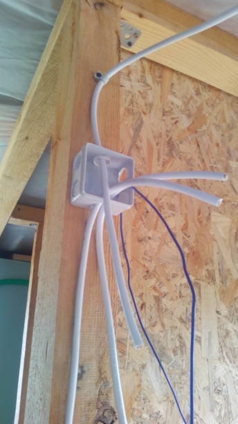 istock Electrical wiring in a residential building 1172403852
