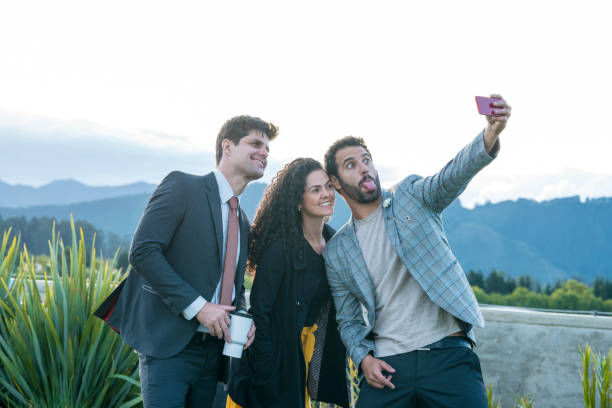 istock Coworkers doing their outdoor activities 1172411451