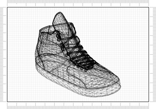 istock Men Shoes - Blueprint 1172420829