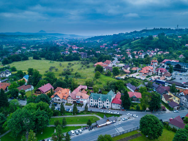 istock Panoramic view of Brasov city 1172427333