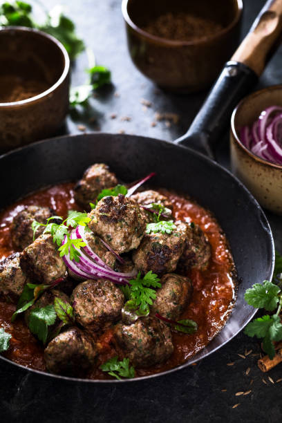 istock Indian Meatball and Curry Sauce 1172429703