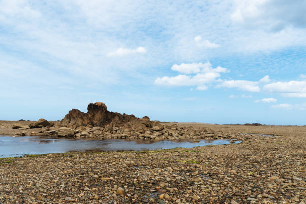 istock Rock formation against sky in Sillon de Talbert area 1172430071