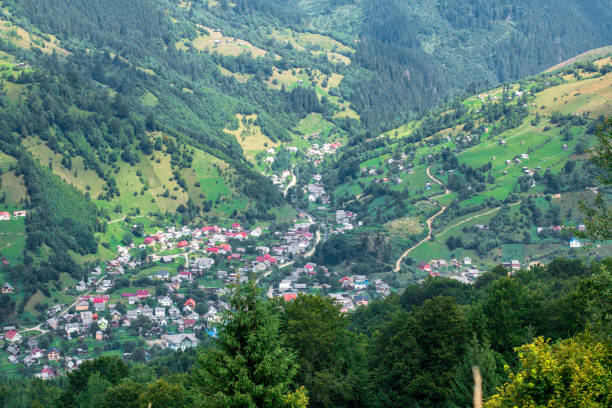 istock small town in the green mountain valley 1172434430