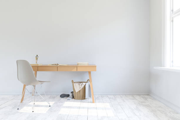istock home interior in scandinavian style. Mock-up interior. 3d render. 1172439222