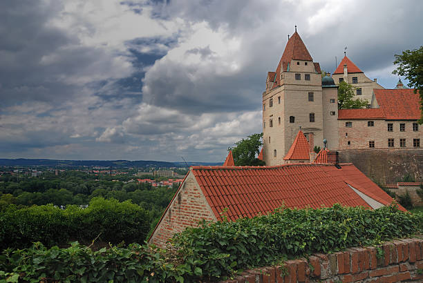 Historic Trausnitz castle in Landshut.