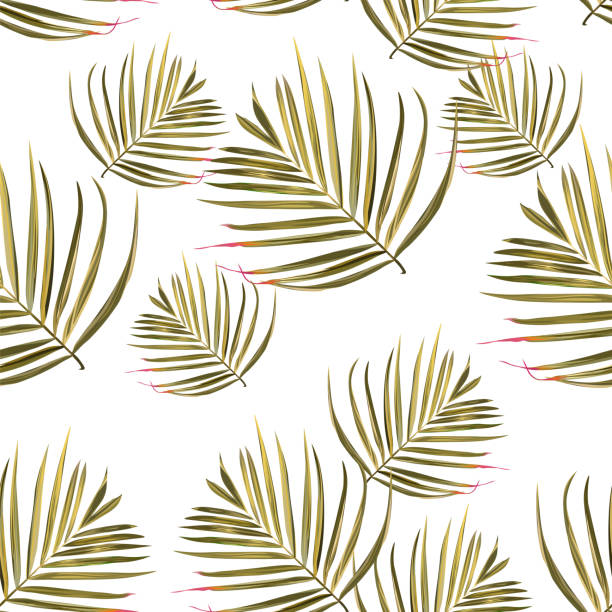 istock Palm beach. Tropic summer jungle leaf. Floral background 1172443474