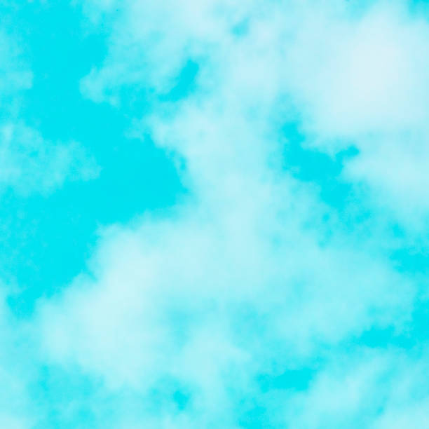 istock Abstract background, design template with copy space. Teal blue sky with soft clouds 1172447275