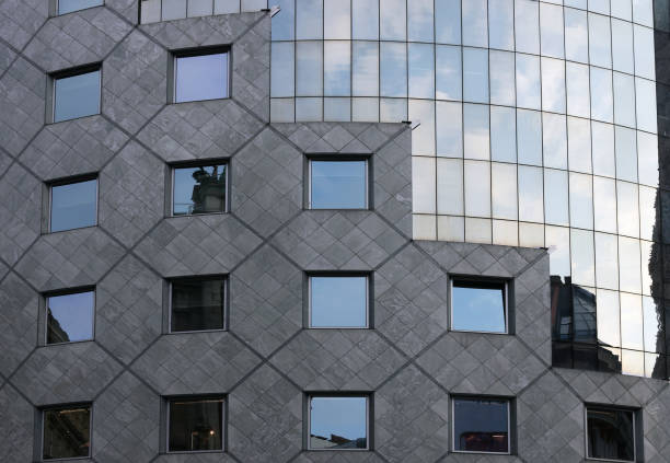 istock Modern building facade detail Vienna Austria 1172449761