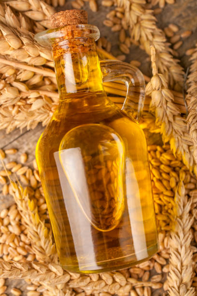 istock Homemade organically produced wheat oil 1172449998