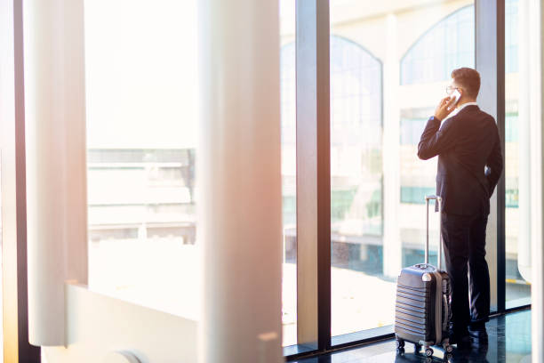 istock Man Waiting for Flight in Airport 1172454257