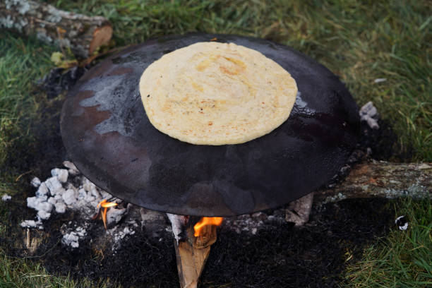istock Cooking traditional Turkish borek, pide, pita or yufka bread 1172464202