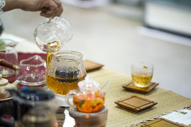 istock A glass tea pot with Flower tea 1172464676