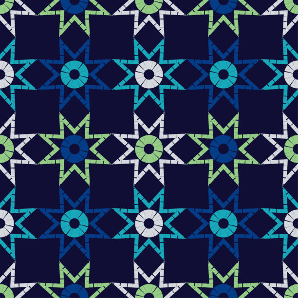 istock Ornament of eight-pointed Stars. Seamless vector background. 1172471200