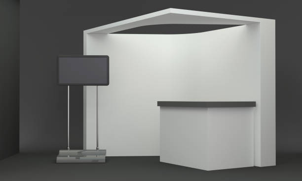 istock Counter for reception and helping service stand 1172471953