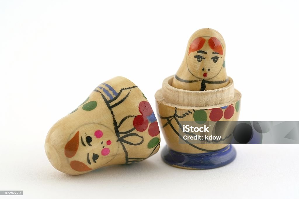 木製のロシア人形 - お土産のロイヤリティフリーストックフォト