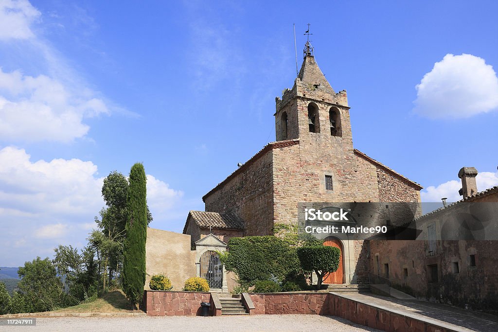 Santa Maria de Sau rzymskim Kościół (Katalonia, Hiszpania - Zbiór zdjęć royalty-free (Architektura)