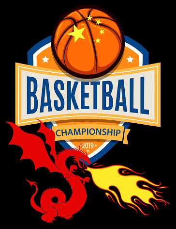 drawing of vector basketball championship sign. Created by illustrator cs6. This file of transparent.