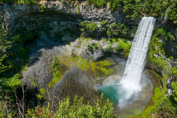 Brandywine Falls is a major waterfall along the Sea-to-Sky Highway between Vancouver and Whistler, and is located in Brandywine Falls Provincial Park, British Columbia, Canada.