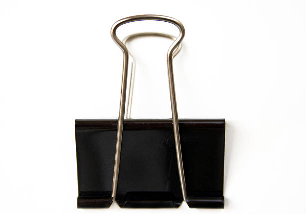 istock An isolated black clamp on a white background 117249359
