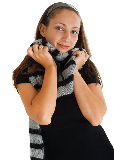 istock Young woman with shawl 117249443
