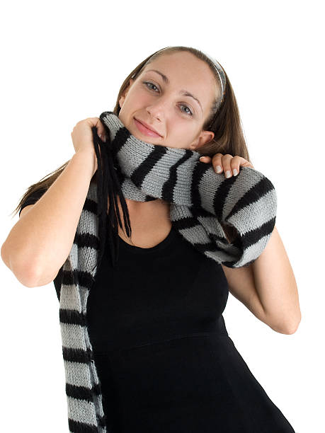 istock Young woman with shawl 117249469