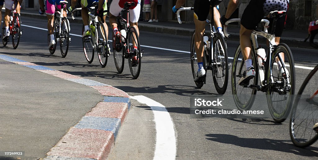 Sport concorrenza. Immagine a colori - Foto stock royalty-free di Bicicletta