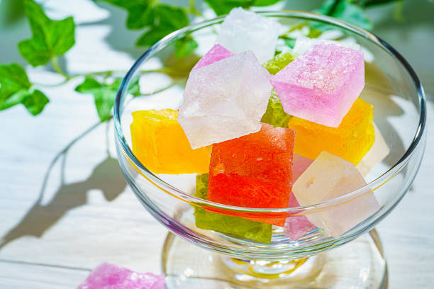 istock 'KOHAKUTO' is Japanese wagashi sweets 1172499290