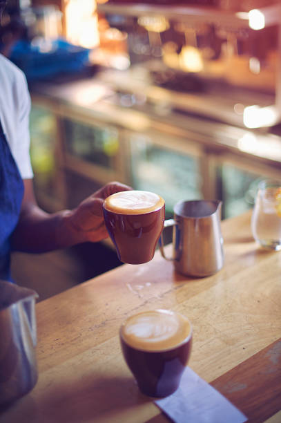Serving the Perfect Coffee Cappuccinos