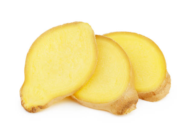 istock Root of ginger isolated on white background 1172513152
