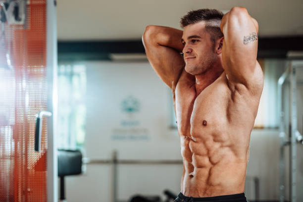istock Close-up of muscle man 1172515134