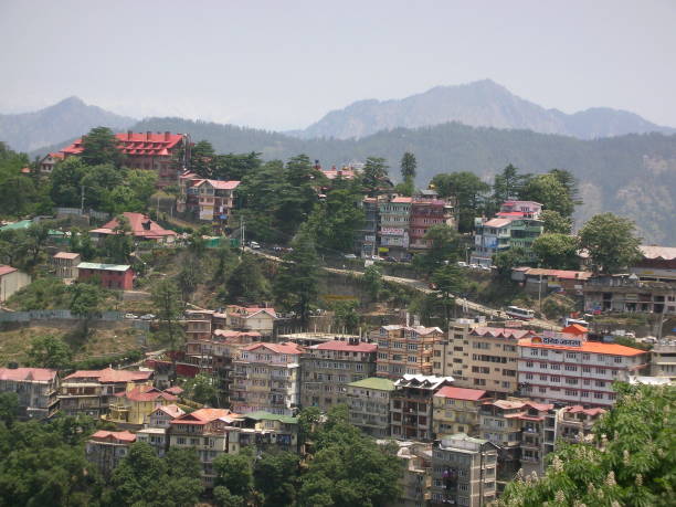 istock Landscape of a small hill town 1172516428