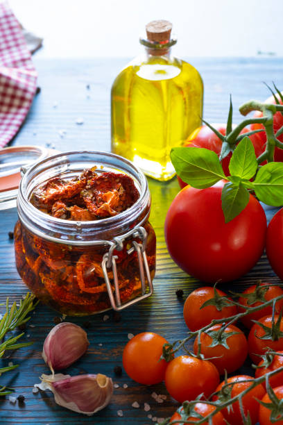istock Dried Dehydrated tomatoes preservation 1172516485