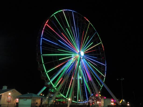 istock ferris wheel at night, Branson, Missoui 1172525011