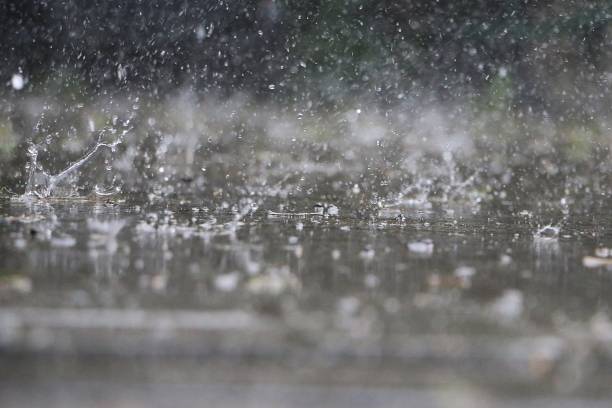 istock rain is falling on the street 1172525867