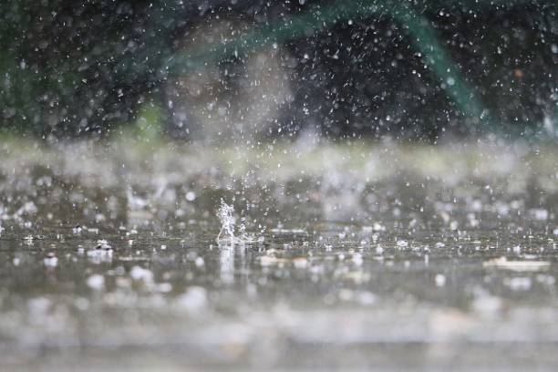 istock rain is falling on the street 1172525888