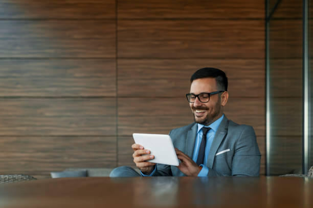 istock Staying in touch with his colleagues 1172533123