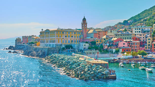 istock Panoramic view of waterfront in Genoa Nervi 1172534805