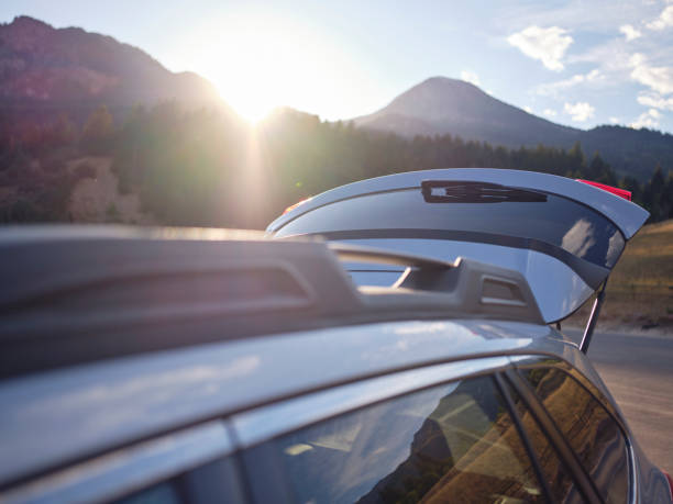 istock Car on a Mountain Road in the Summer 1172546274